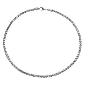 Stainless Steel 20 Square Link Chain Necklace