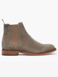 Reiss Tenor Suede Suede Chelsea Boots Taupe
