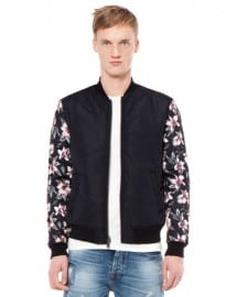 Floral Reversible Bomber Jacket