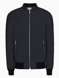 Reiss Cannes Bomber Jacket Navy