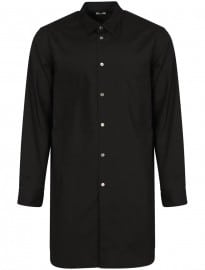 Comme Des Garcons Homme Plus Classic Black Longline Shirt