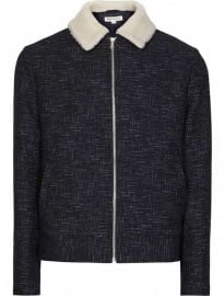 Reiss 1971 Vice Contrast Collar Jacket