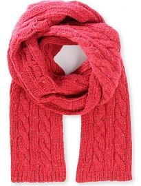 Oliver Spencer Cable Knitted Scarf