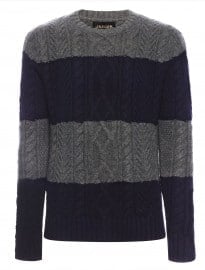 Jaeger Cashmere Cable Knit Sweater