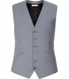 Reiss Pompeii W Occasion Suit Waistcoat Airforce Blue