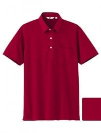 Uniqlo Men Dry Shirt Collar Short Sleeve Polo Shirt