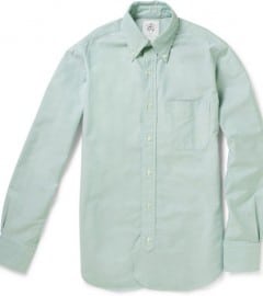 Black Fleece Button Down Collar Shirt