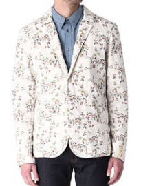 Vivienne Westwood Floral-print Denim Blazer