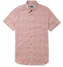 Ps By Paul Smith Short-sleeved Gingham-print Cotton Shirt