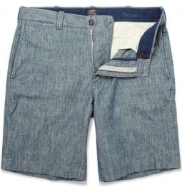 J.crew Stanton Slim-fit Chambray Shorts