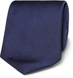 Turnbull & Asser Ribbed Silk Tie