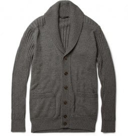 Gucci Ribbed Wool Cardigan