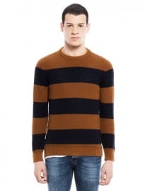 Two-tone Wide Stripe Jumper