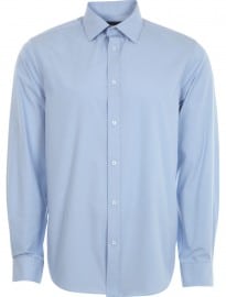 Burton Light Blue Tailored Fit Shirt