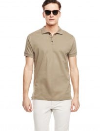 He By Mango Essential Cotton Polo Shirt