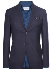 He By Mango Unstructured Wool-blend Blazer