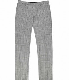 Reiss Gleneagle T Check Trousers Grey