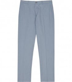 Reiss Aspley Lightweight Formal Trousers Light Blue