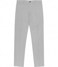 Reiss Conrad Flannel Tailored Trousers Grey