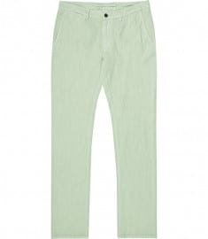 Reiss 1971 Ivy Cotton/linen Dyed Trousers Mint