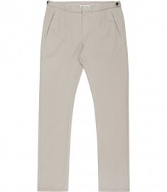 Reiss Florence Cotton Trousers Sand