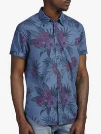 Burton Blue Floral Print Shirt
