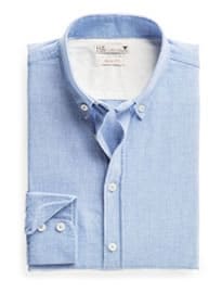 He By Mango Slim-fit Oxford Shirt