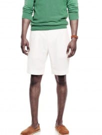 He By Mango Rolled-up Hem Cotton Linen-blend Shorts