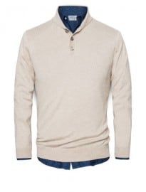 He By Mango Nubuck Elbow Patches Sweater