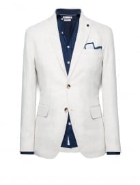 He By Mango Unstructured Linen Blazer