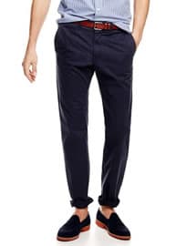 He By Mango Straight-fit Cotton Chinos
