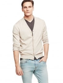 He By Mango Silk Cotton-blend Premium Cardigan