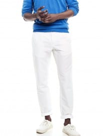 He By Mango Garment-dyed Linen-blend Slim-fit Chinos