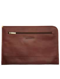 Smith & Canova Mens Leather Folio Brown