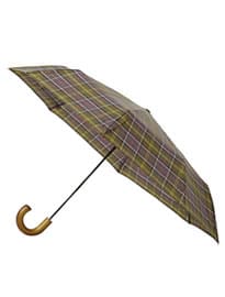 Barbour Tartan Tele Umbrella Olive Barbour