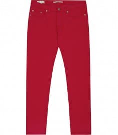 Reiss Montreal Slim Fit Twill Jeans Red
