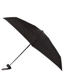 Totes Miniflat 5-section Thin Umbrella Black