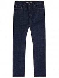 Reiss Falls Slim-fit Raw Jeans Indigo