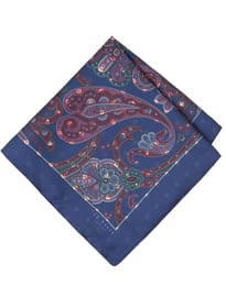 Ted Baker Maybee Paisley Silk Pocket Square