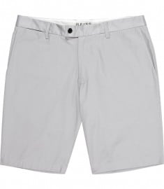 Reiss Tracker S Formal Cotton Tailored Fit Short Dove Grey