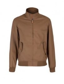 New Look Light Brown Twill Harrington Jacket