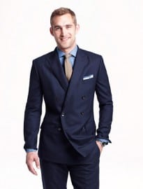 J. Crew Ludlow Double-breasted Suit Jacket In Italian Wool