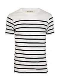 River Island Navy And White Striped T-shirt