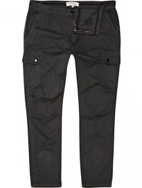 River Island Grey Cargo Trousers
