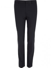 River Island Navy Polka Dot Skinny Smart Trousers