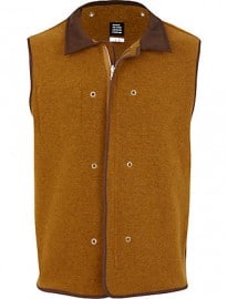 River Island Mustard T. Lipop Wool Gilet