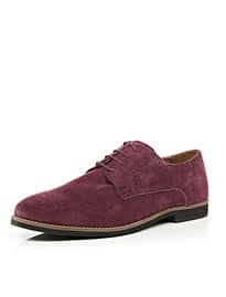River Island Dark Red Semi Brogues