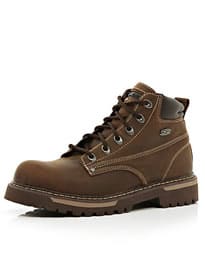 River Island Brown Skechers Worker Boots