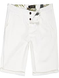 River Island White Chino Shorts