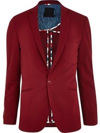River Island Red Vito Blazer